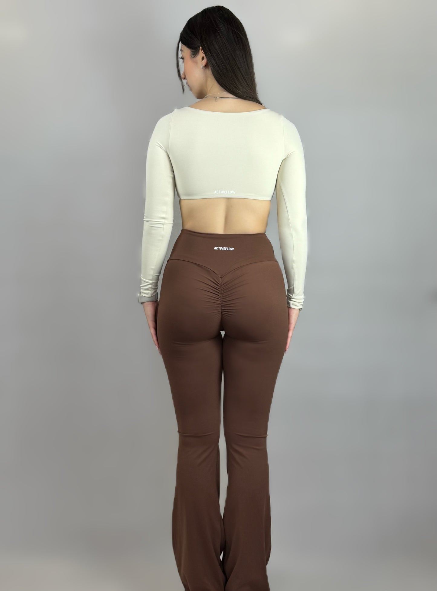 Vanilla Long Sleeve Crop Top