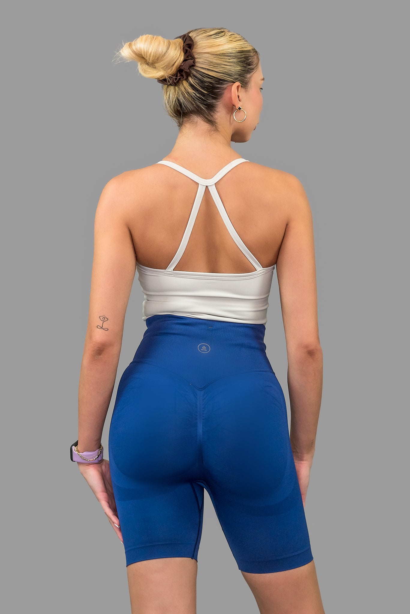 Blue Sculpt Shorts