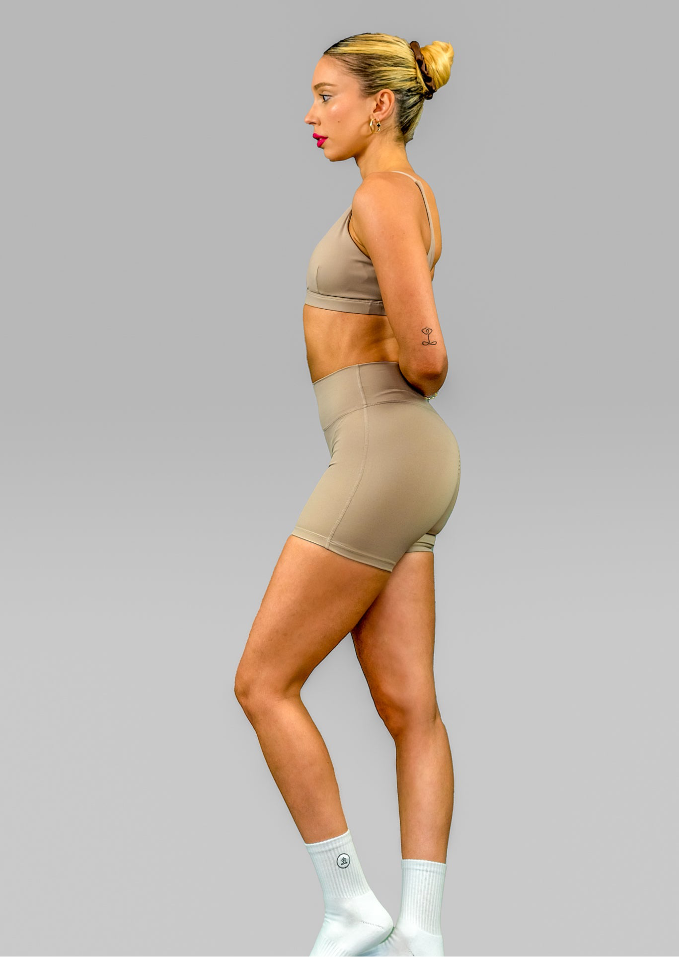 Seamless 2-Piece Set in Sand Beige
