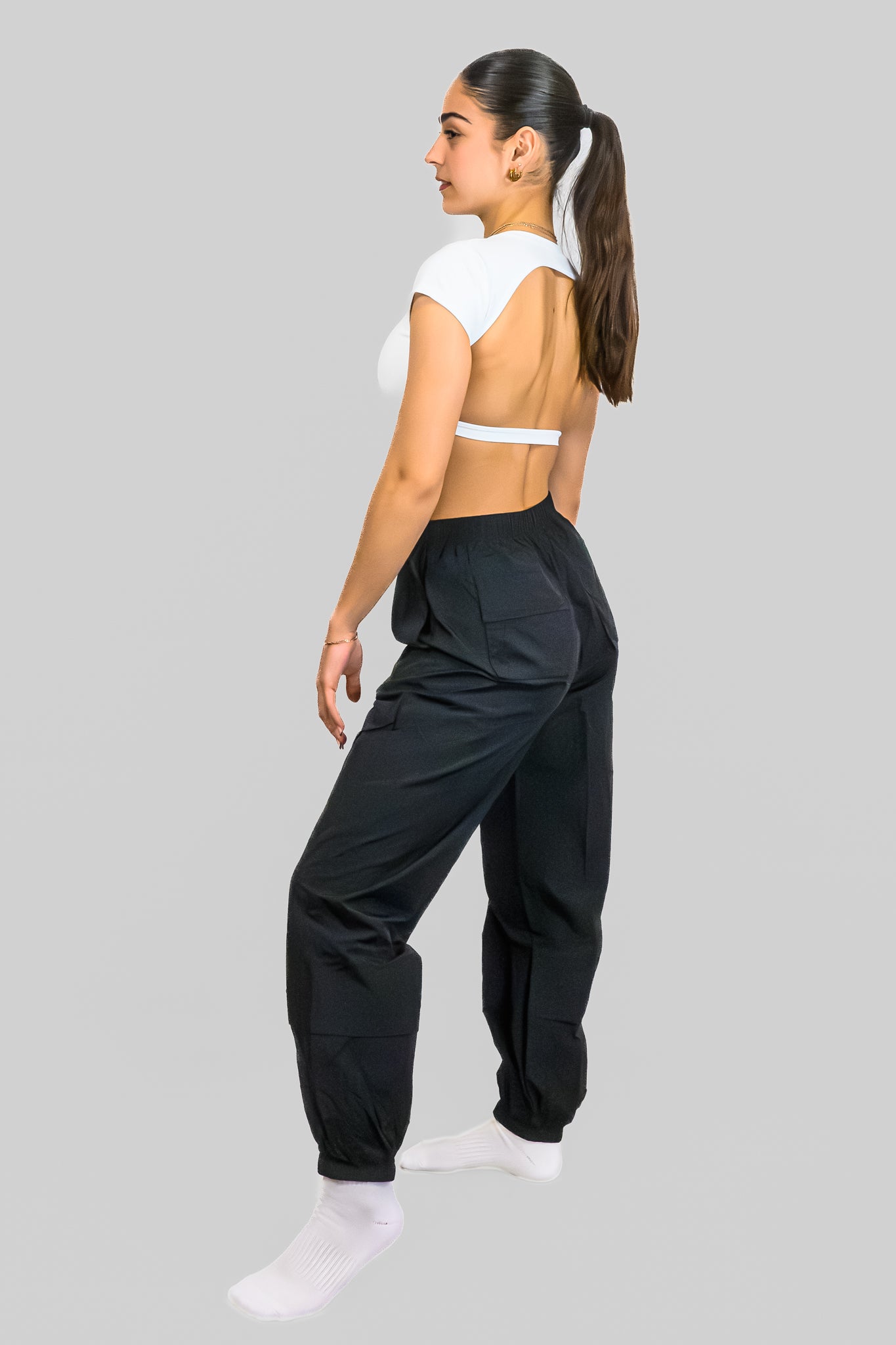 White top backless