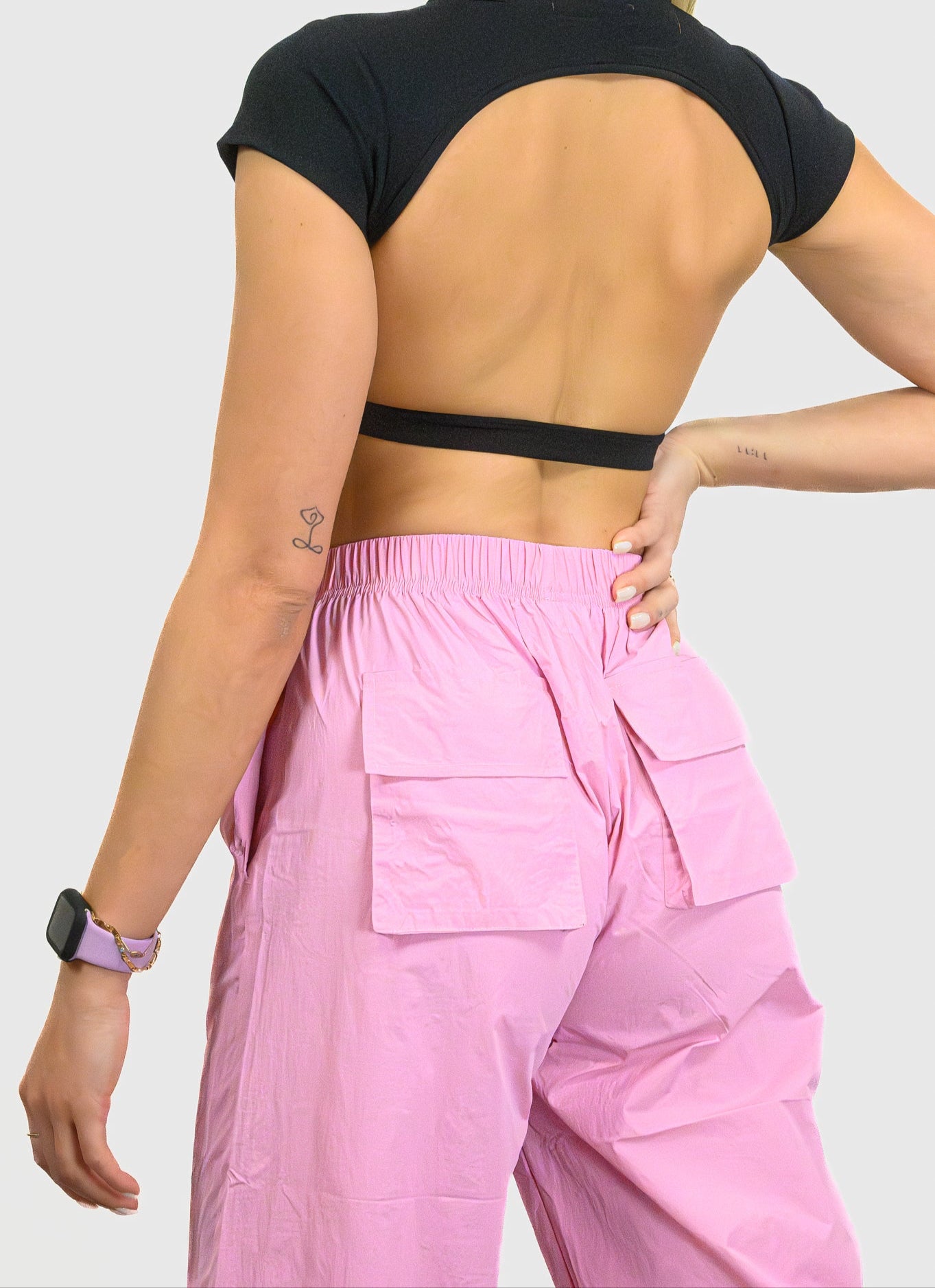 Bubblegum Parachute Pants