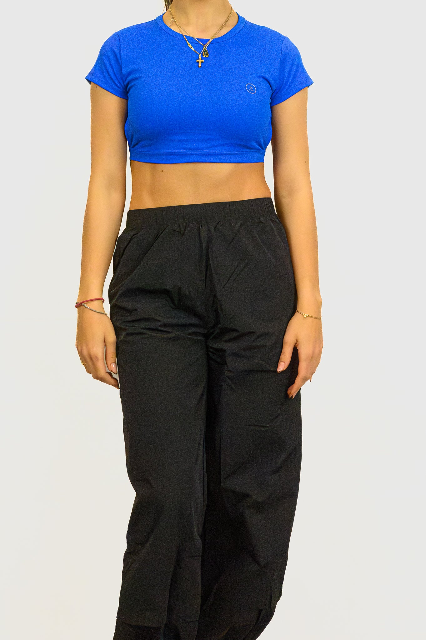 Sea blue top backless