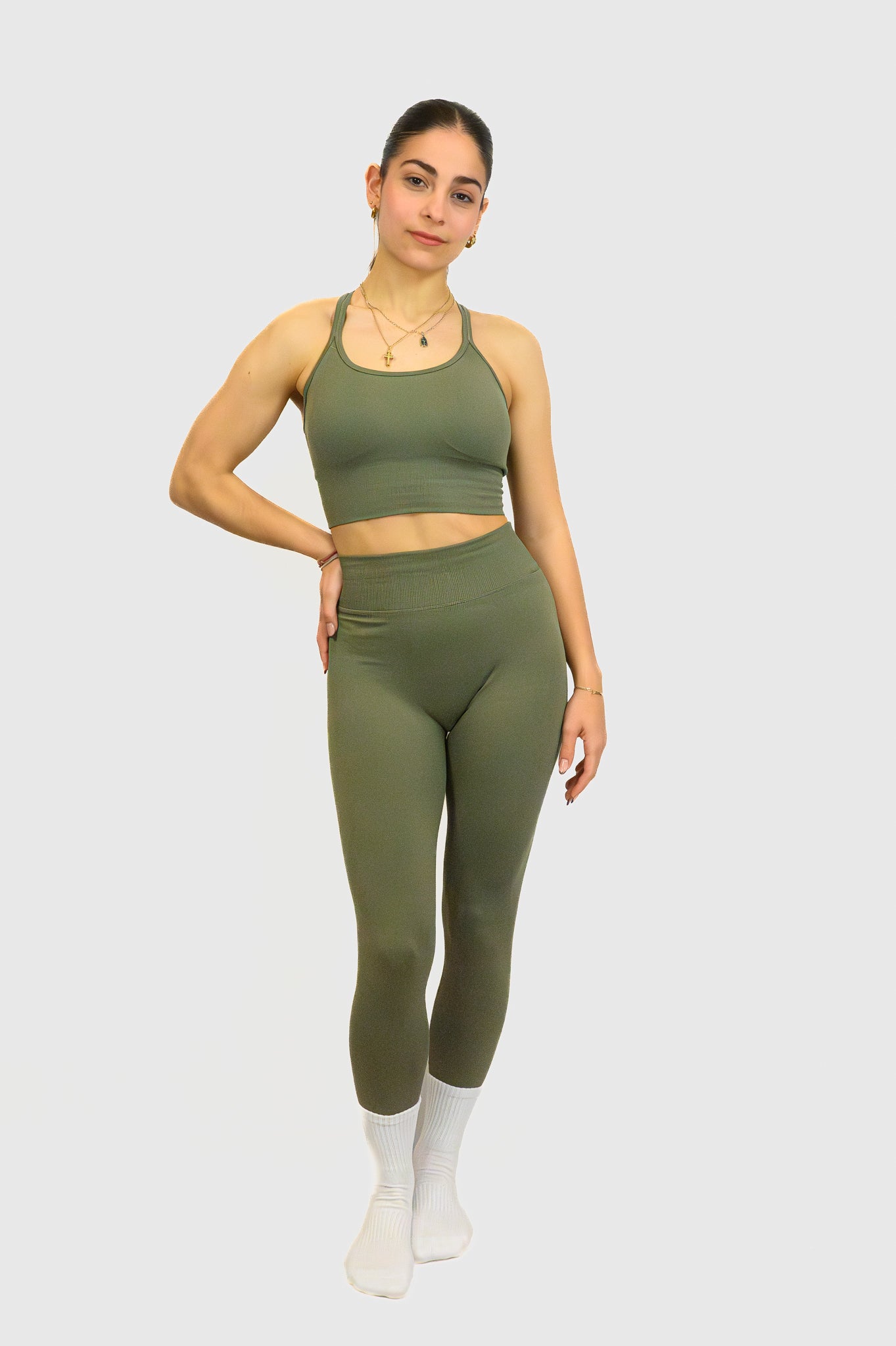 Sculpt & Lift Set – Olive Green