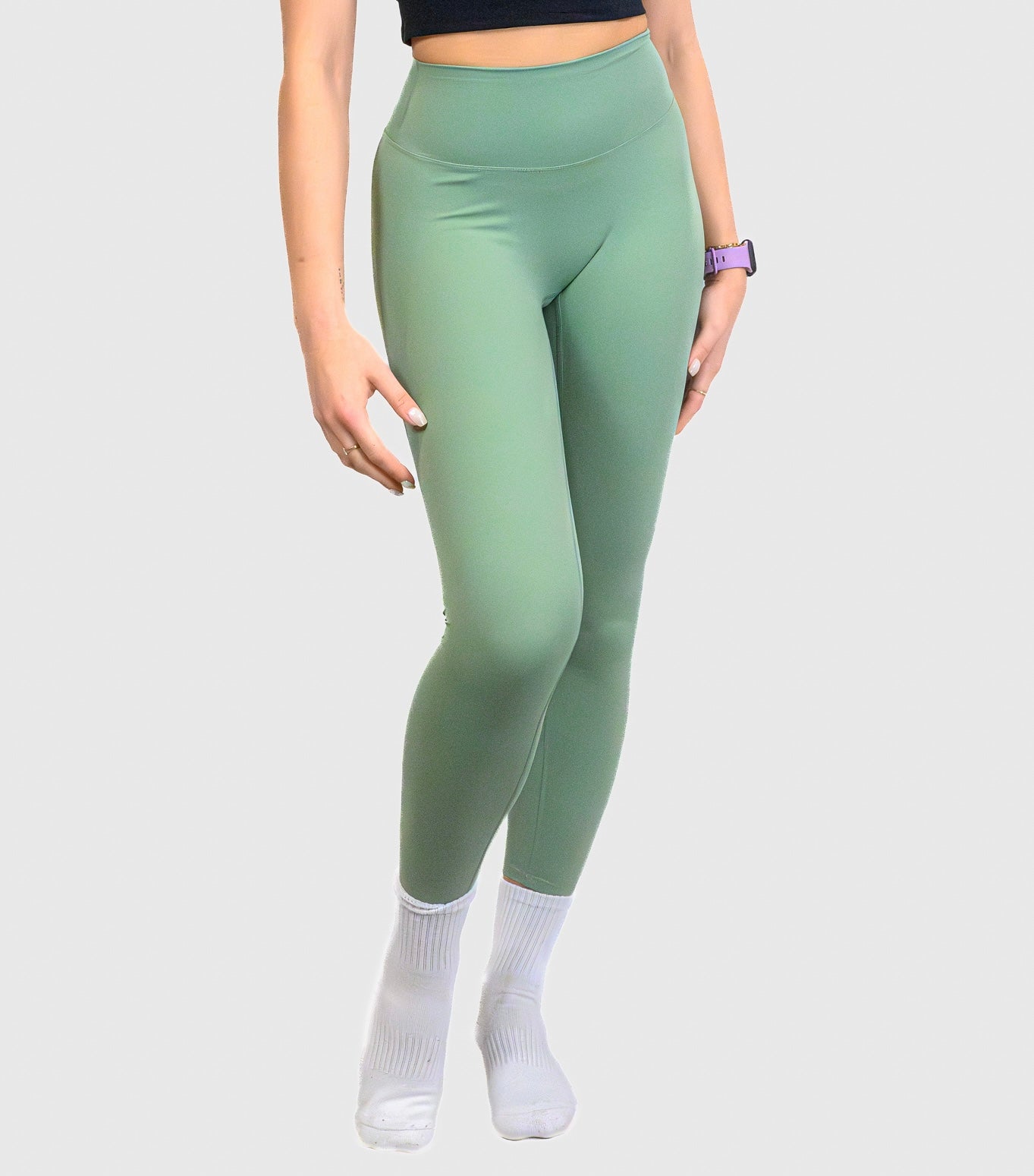 SCULPT SCRUNCH LEGGINGS – GREEN
