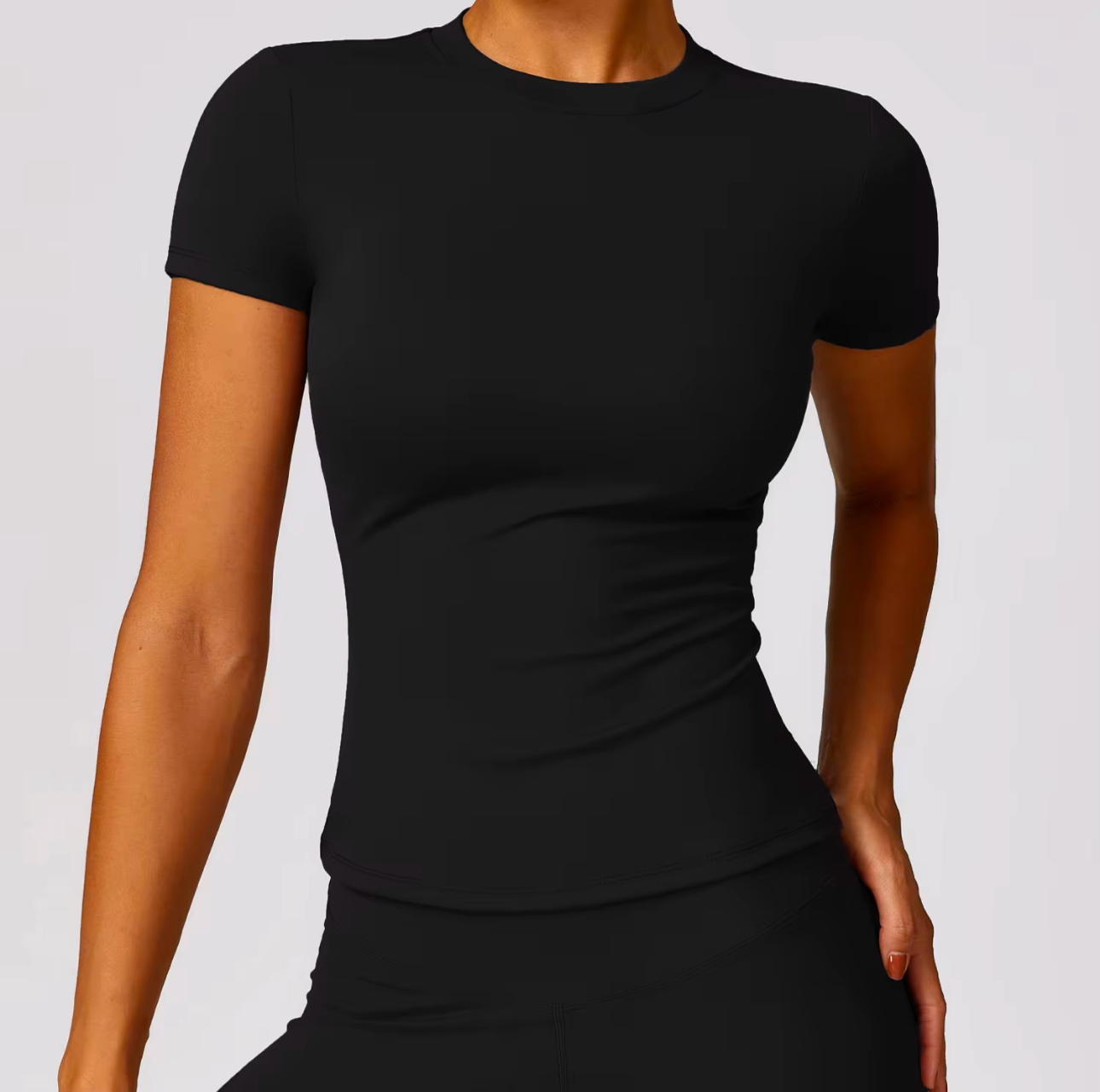 T-shirt black sculp tee