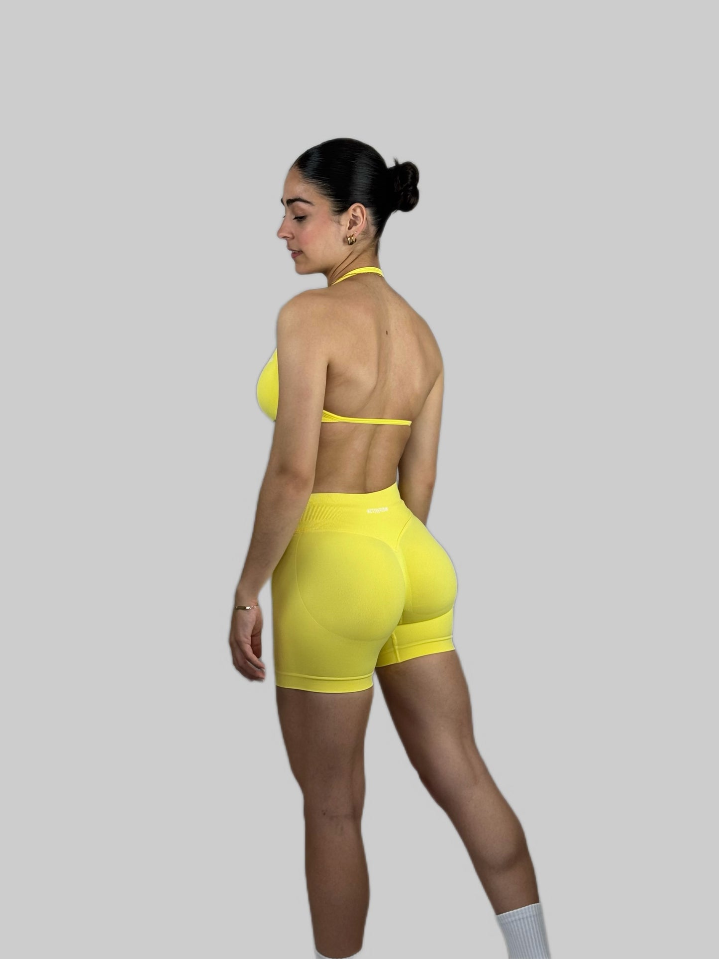 Lemon Glow Sports Bra
